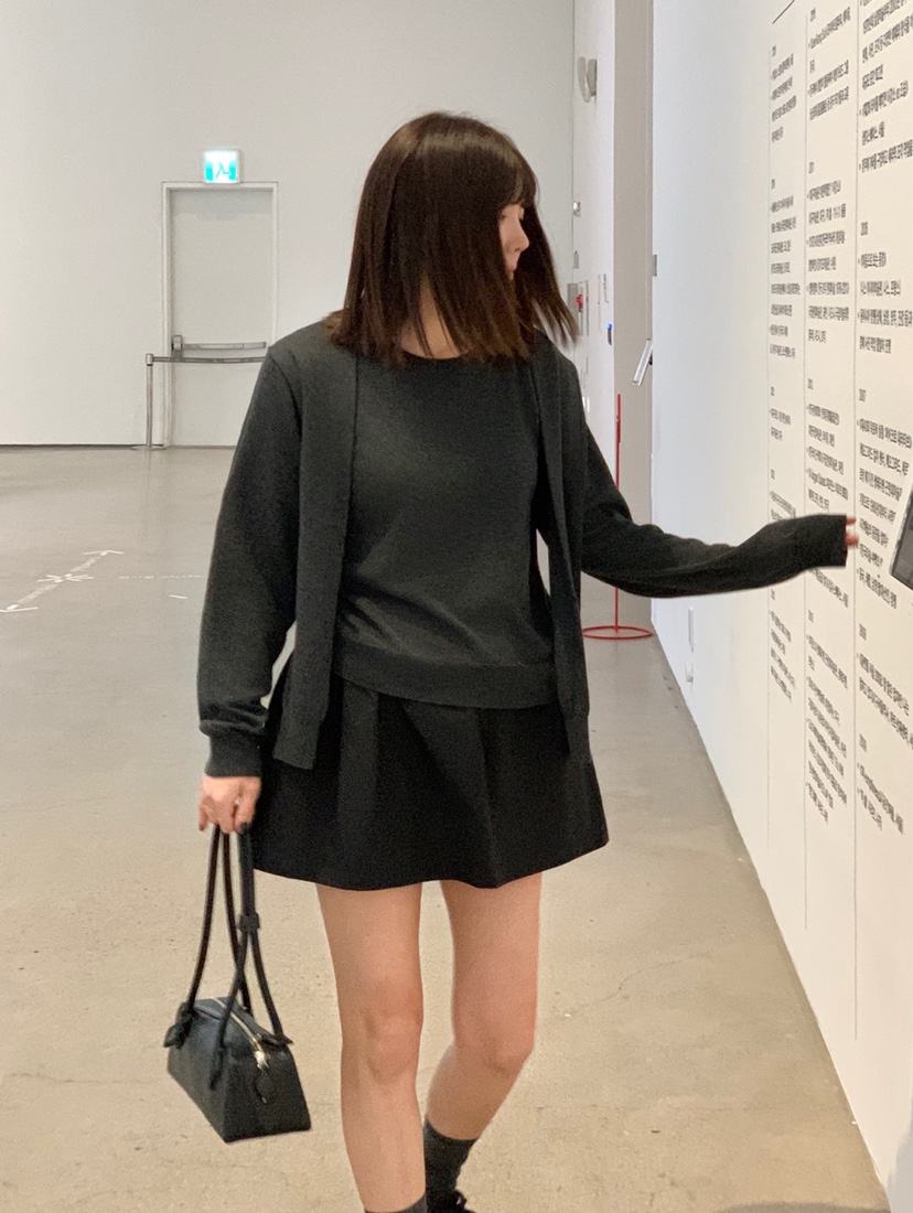 COURGETTE韓國㊣直郵東大門代購女裝新品時尚推薦休閑毛衣披肩COURGETTE毛衣