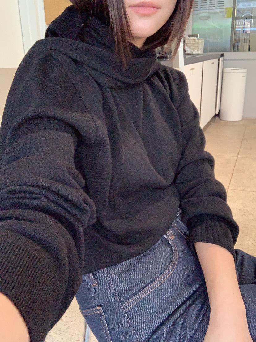 COURGETTE韓國㊣直郵東大門代購女裝新品時尚推薦休閑毛衣披肩COURGETTE毛衣