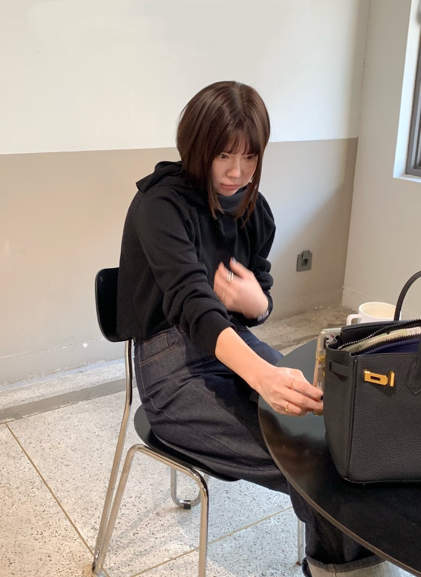 COURGETTE韓國㊣直郵東大門代購女裝新品時尚推薦休閑毛衣披肩COURGETTE毛衣