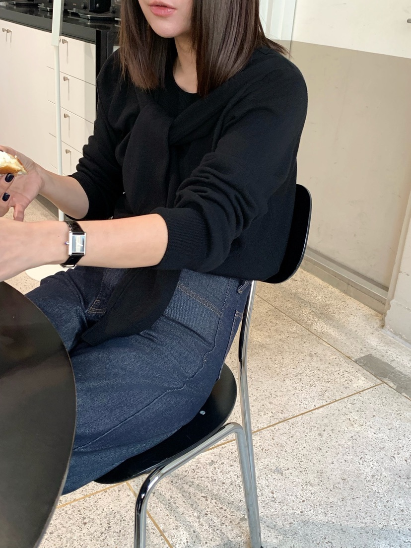 COURGETTE韓國㊣直郵東大門代購女裝新品時尚推薦休閑毛衣披肩COURGETTE毛衣