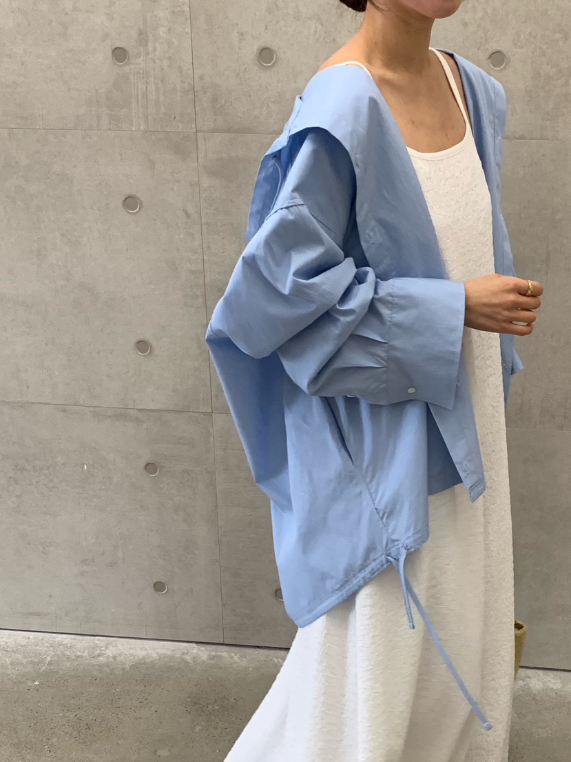 COBALT BLUE韓國㊣直郵東大門代購女裝新款時尚襯衫蕾絲衫連帽COBALT BLUE襯衫/蕾絲衫