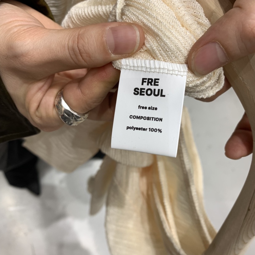FRE韓國㊣直郵東大門代購女裝新品職業人氣推薦長袖T恤假兩件FRE長袖T恤