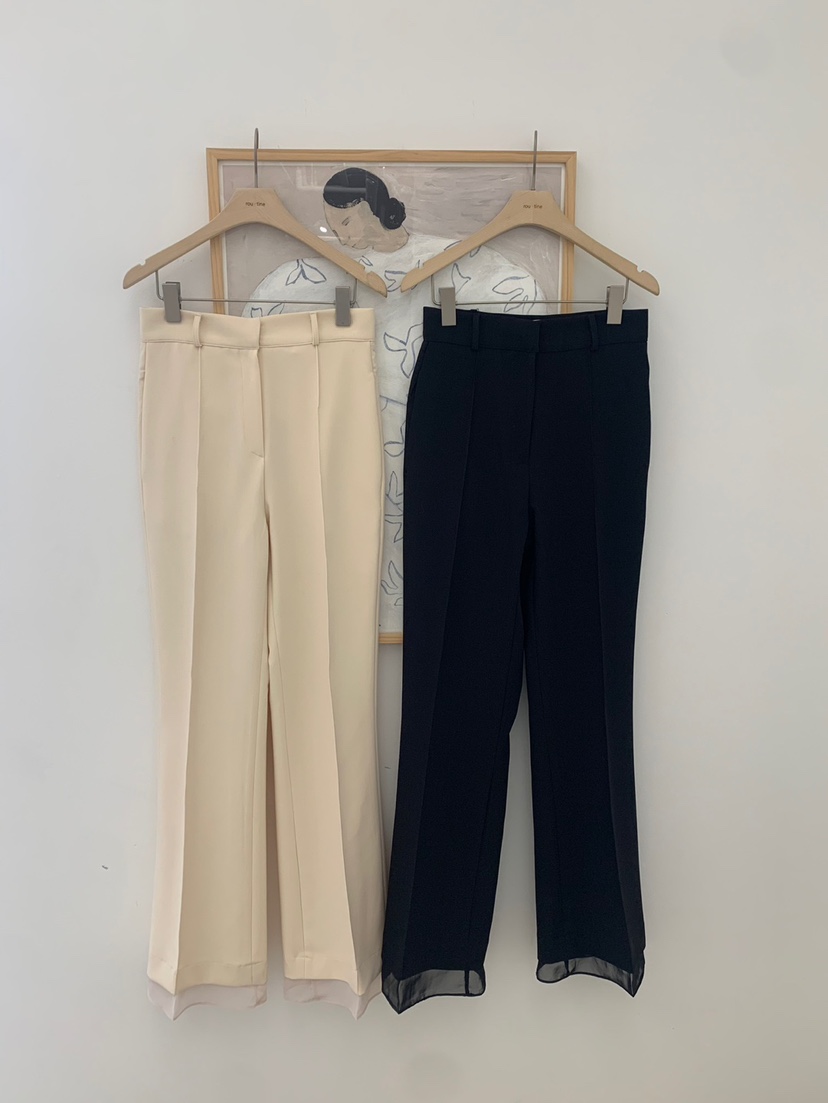 ROU.TINE韓國㊣直郵東大門代購女裝新品休閑時尚25春夏休閑褲ROU.TINE休閑褲