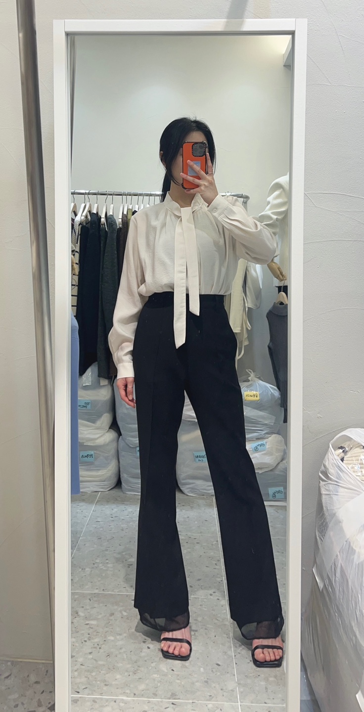 ROU.TINE韓國㊣直郵東大門代購女裝新品休閑時尚25春夏休閑褲ROU.TINE休閑褲