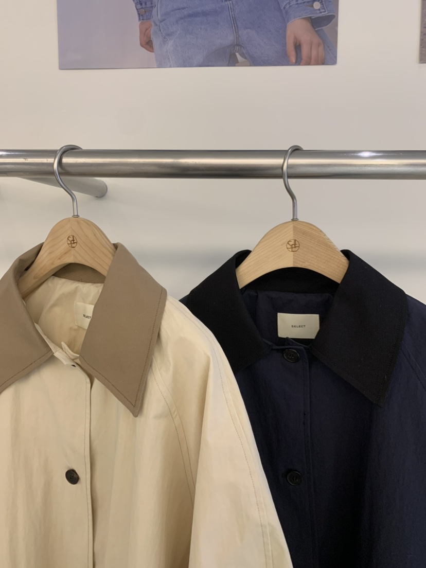 SELECT MARKET韓國㊣直郵東大門代購女裝新品25春夏短款大衣SELECT MARKET短款大衣
