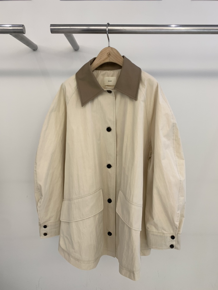SELECT MARKET韓國㊣直郵東大門代購女裝新品25春夏短款大衣SELECT MARKET短款大衣