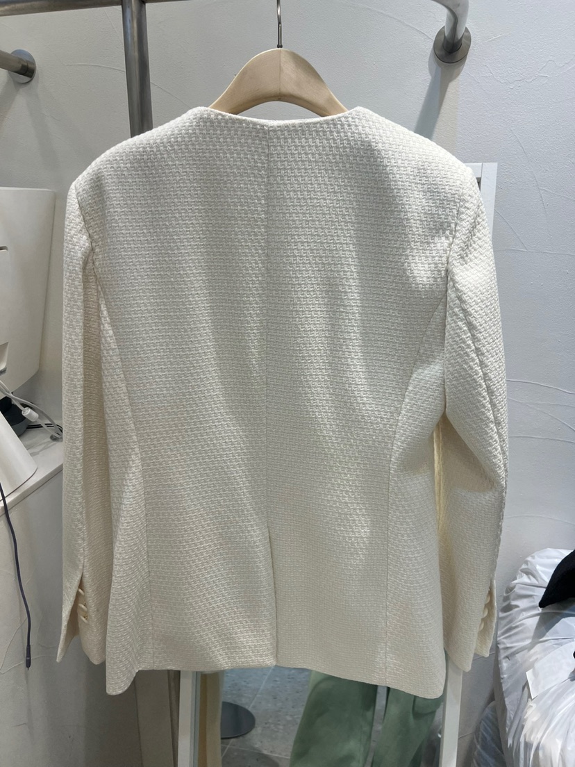 ROU.TINE直郵韓國代購㊣女裝新品推薦職業時尚25春夏夾克粗花呢ROU.TINE夾克