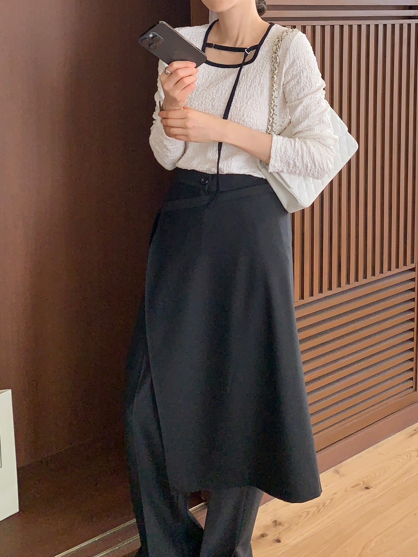 ROU.TINE韓國直郵㊣東大門實拍女裝新款休閑人氣襯衫蕾絲衫ROU.TINE襯衫/蕾絲衫