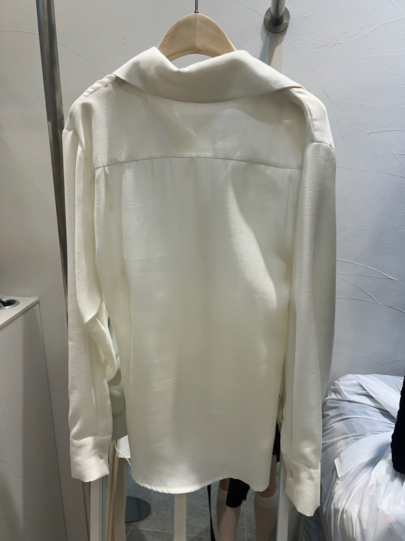 ROU.TINE韓國直郵㊣女裝新品職業推薦時尚25春夏襯衫蕾絲衫ROU.TINE襯衫/蕾絲衫
