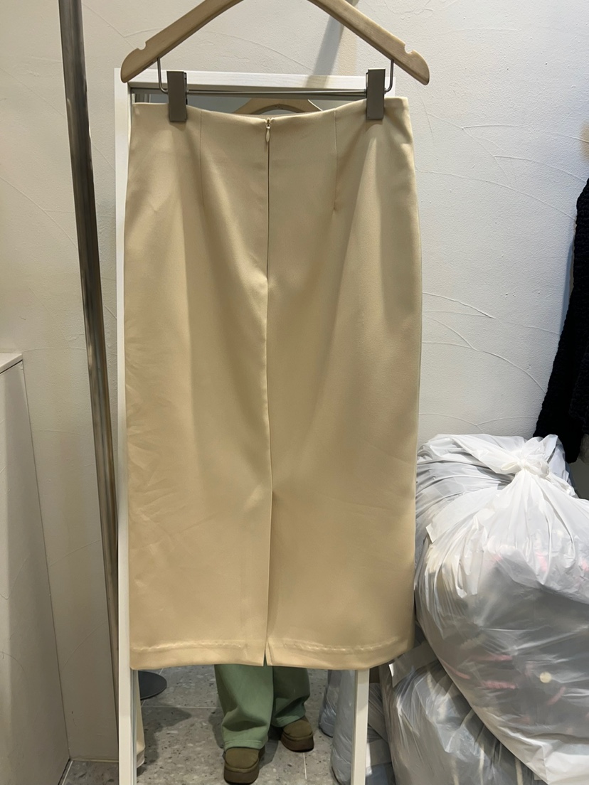 ROU.TINE韓國㊣直郵東大門代購女裝新品休閑人氣25春夏長裙ROU.TINE長裙