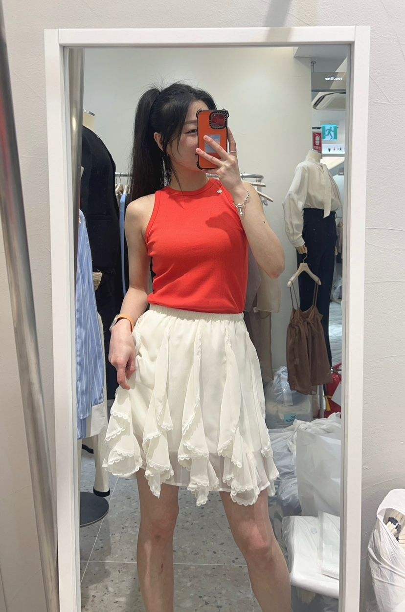 ROU.TINE韓國直郵㊣東大門實拍女裝新品時尚推薦休閑吊帶背心ROU.TINE吊帶/背心