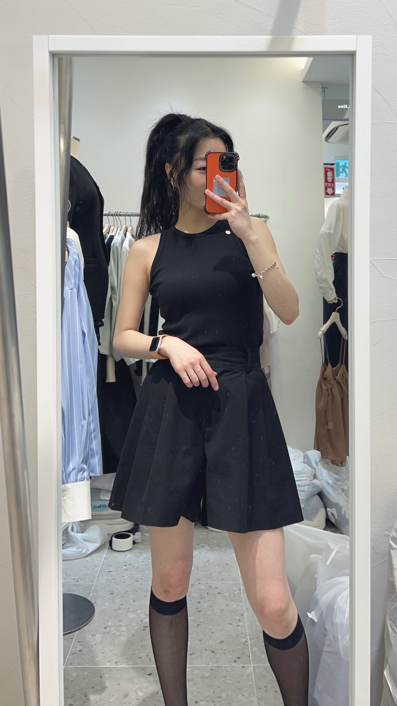 ROU.TINE韓國直郵㊣東大門實拍女裝新品時尚推薦休閑吊帶背心ROU.TINE吊帶/背心