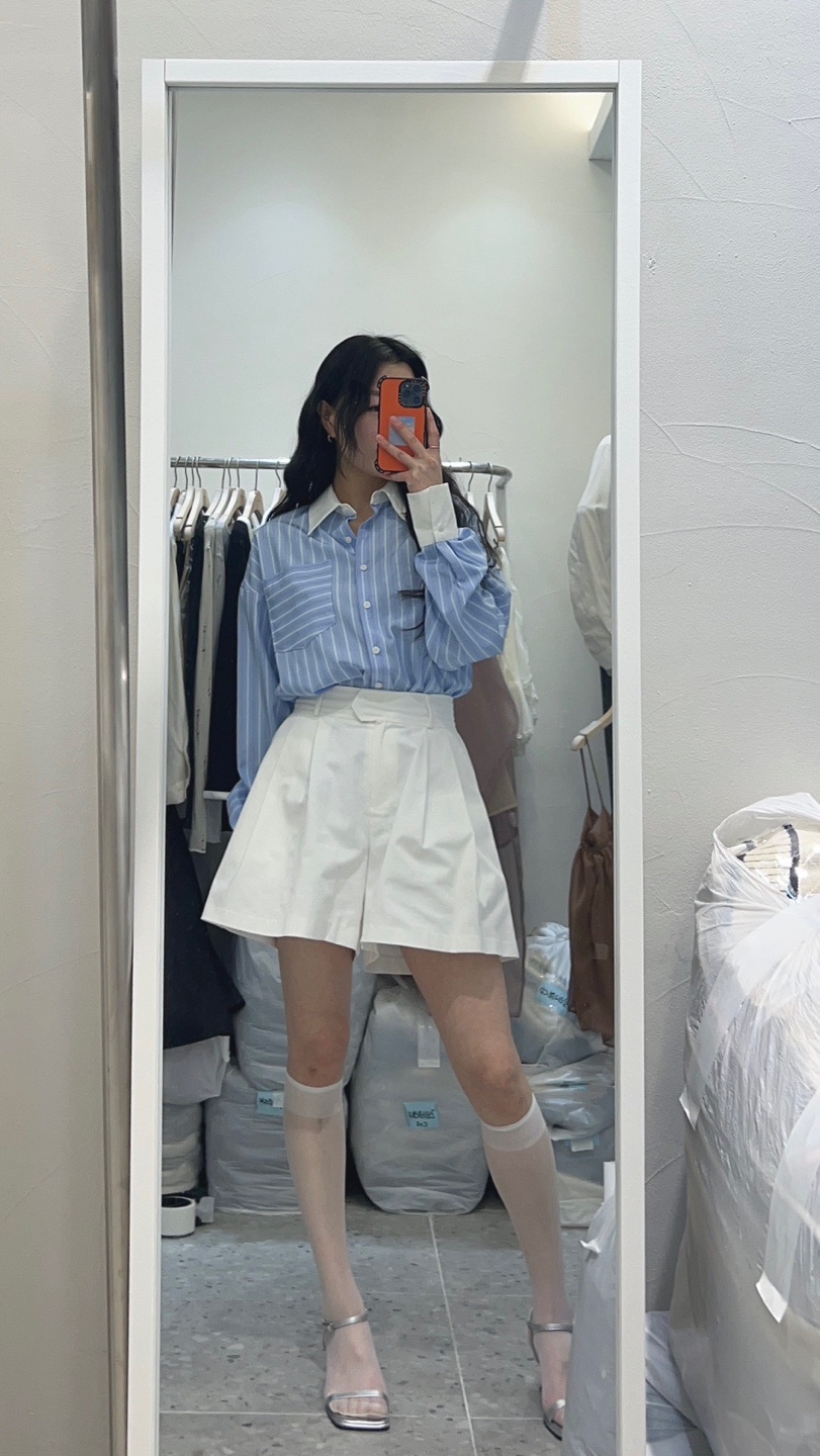 ROU.TINE韓國直郵㊣女裝新品25春夏職業時尚推薦熱賣人氣短褲ROU.TINE短褲