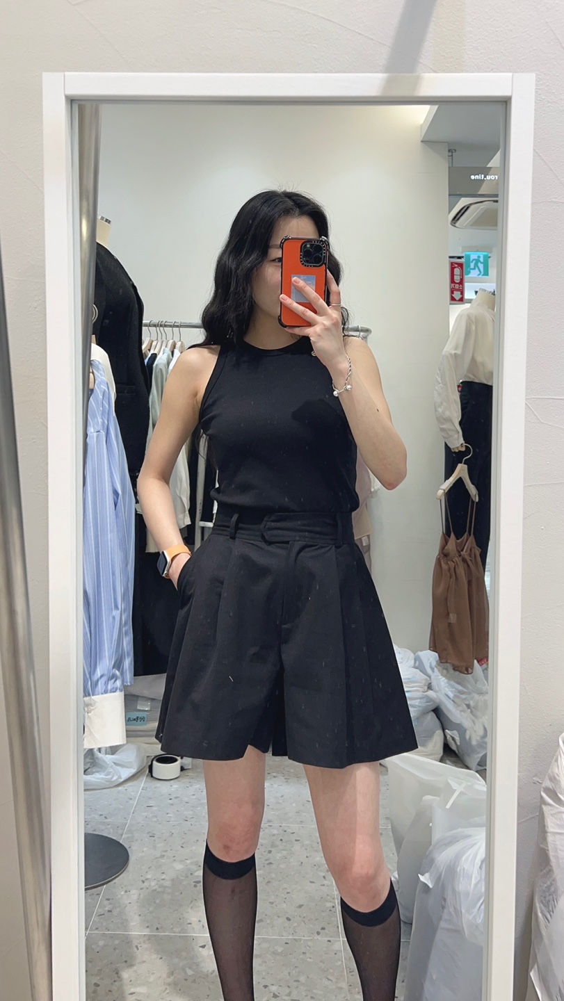 ROU.TINE韓國直郵㊣女裝新品25春夏職業時尚推薦熱賣人氣短褲ROU.TINE短褲