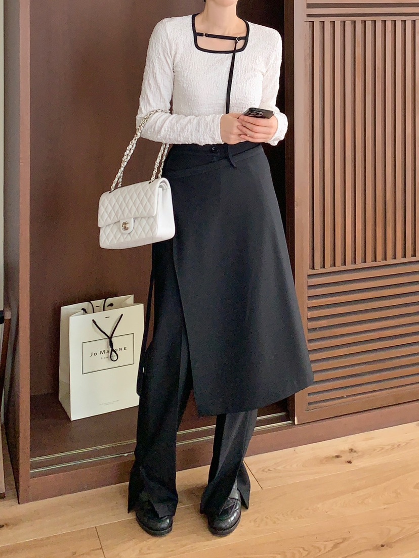 ROU.TINE韓國直郵㊣女裝新品熱賣25春夏人氣休閑時尚推薦裙褲ROU.TINE裙褲