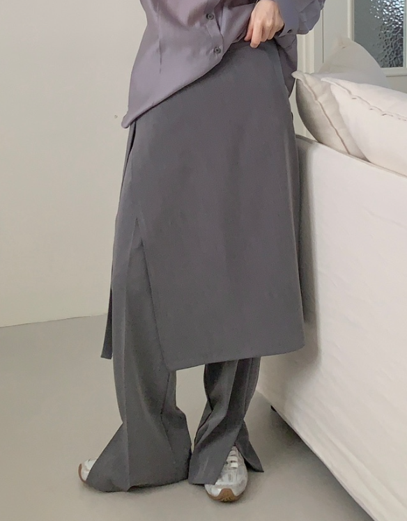 ROU.TINE韓國直郵㊣女裝新品熱賣25春夏人氣休閑時尚推薦裙褲ROU.TINE裙褲圖色1