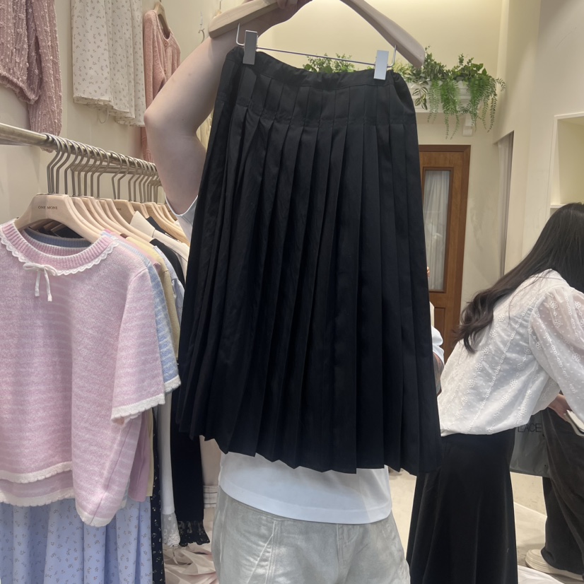 ONE MONE韓國直郵㊣女裝新品推薦職業時尚25春夏半身裙中短裙ONE MONE半身裙/中短裙