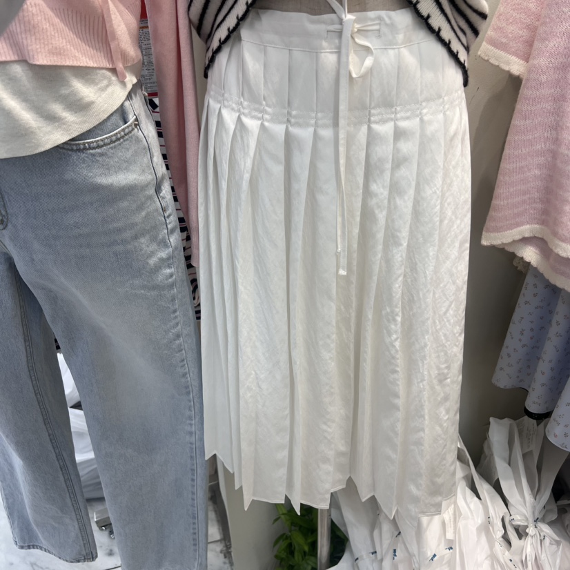 ONE MONE韓國直郵㊣女裝新品推薦職業時尚25春夏半身裙中短裙ONE MONE半身裙/中短裙