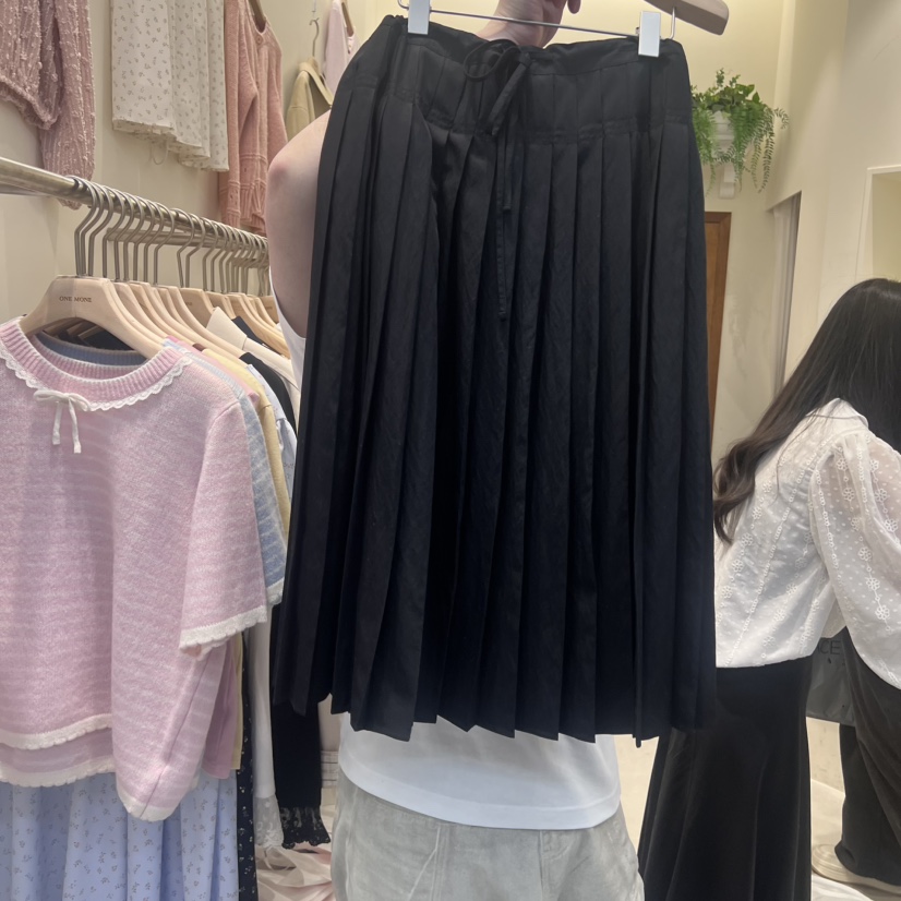ONE MONE韓國直郵㊣女裝新品推薦職業時尚25春夏半身裙中短裙ONE MONE半身裙/中短裙圖色2