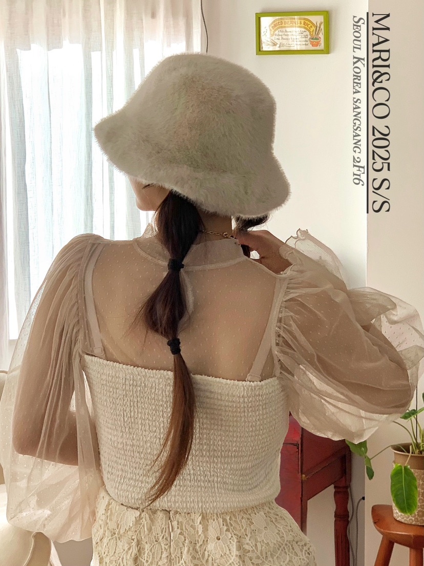 MARI CO韓國㊣直郵東大門代購女裝新款休閑人氣襯衫蕾絲衫ARANCIA襯衫/蕾絲衫