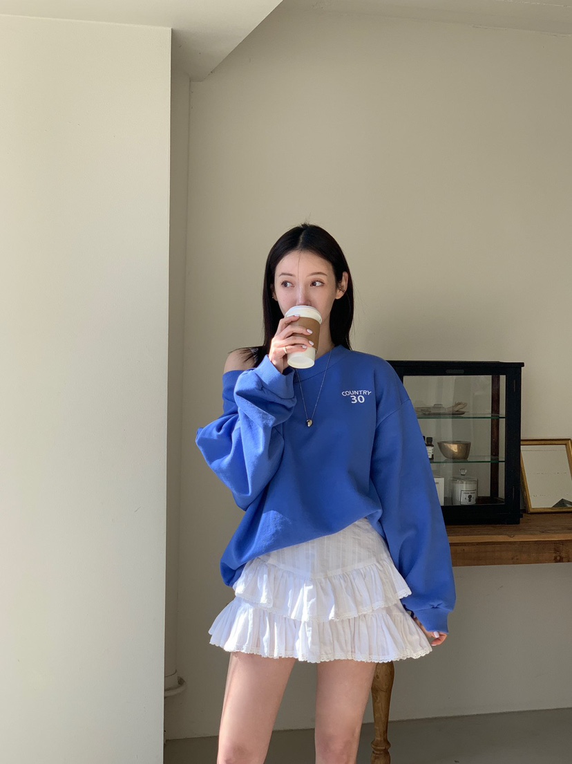 REVE CITE-L韓國直郵㊣女裝新款25春夏休閑推薦時尚熱賣短裙REVE CITE短裙