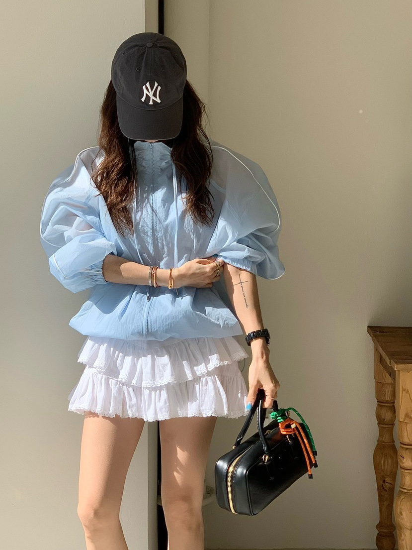 REVE CITE-L韓國直郵㊣女裝新款25春夏休閑推薦時尚熱賣短裙REVE CITE短裙