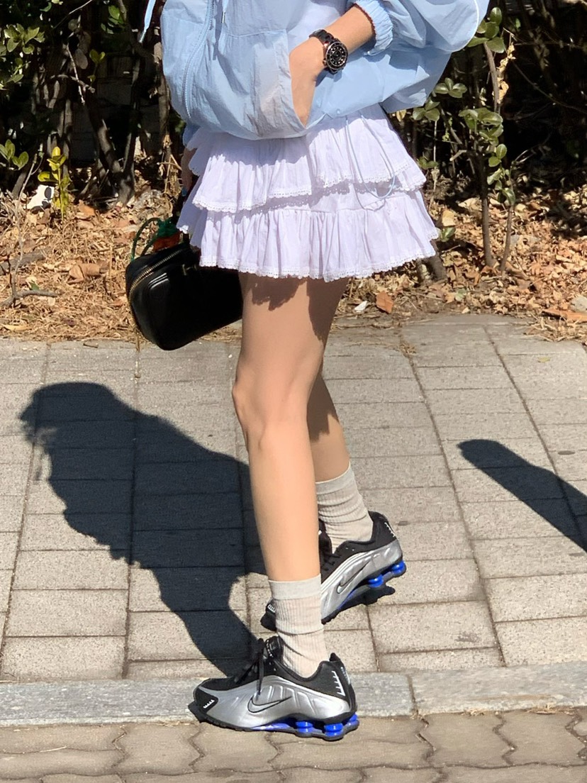 REVE CITE-L韓國直郵㊣女裝新款25春夏休閑推薦時尚熱賣短裙REVE CITE短裙