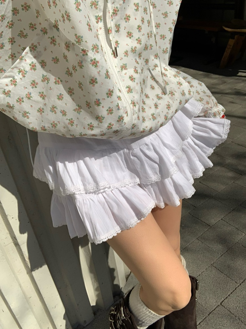 REVE CITE-L韓國直郵㊣女裝新款25春夏休閑推薦時尚熱賣短裙REVE CITE短裙