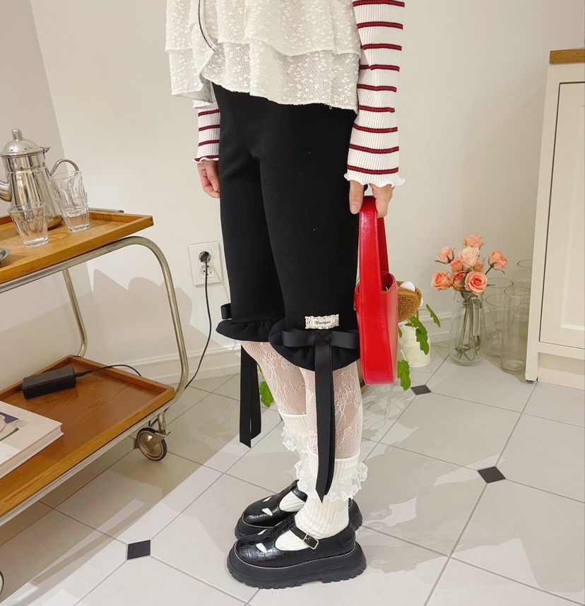 BOUTIQUE-L韓國直郵㊣東大門實拍女裝新品人氣打底褲鯊魚褲緊身褲BOUTIQUE-L打底褲/鯊魚褲