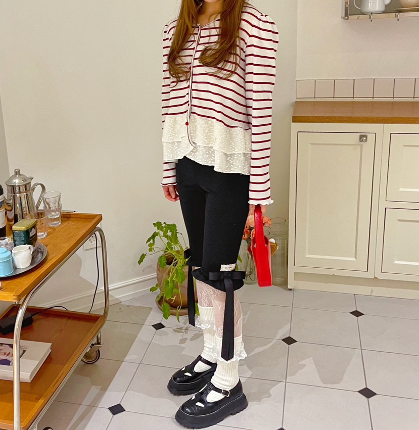 BOUTIQUE-L韓國直郵㊣東大門實拍女裝新品人氣打底褲鯊魚褲緊身褲BOUTIQUE-L打底褲/鯊魚褲
