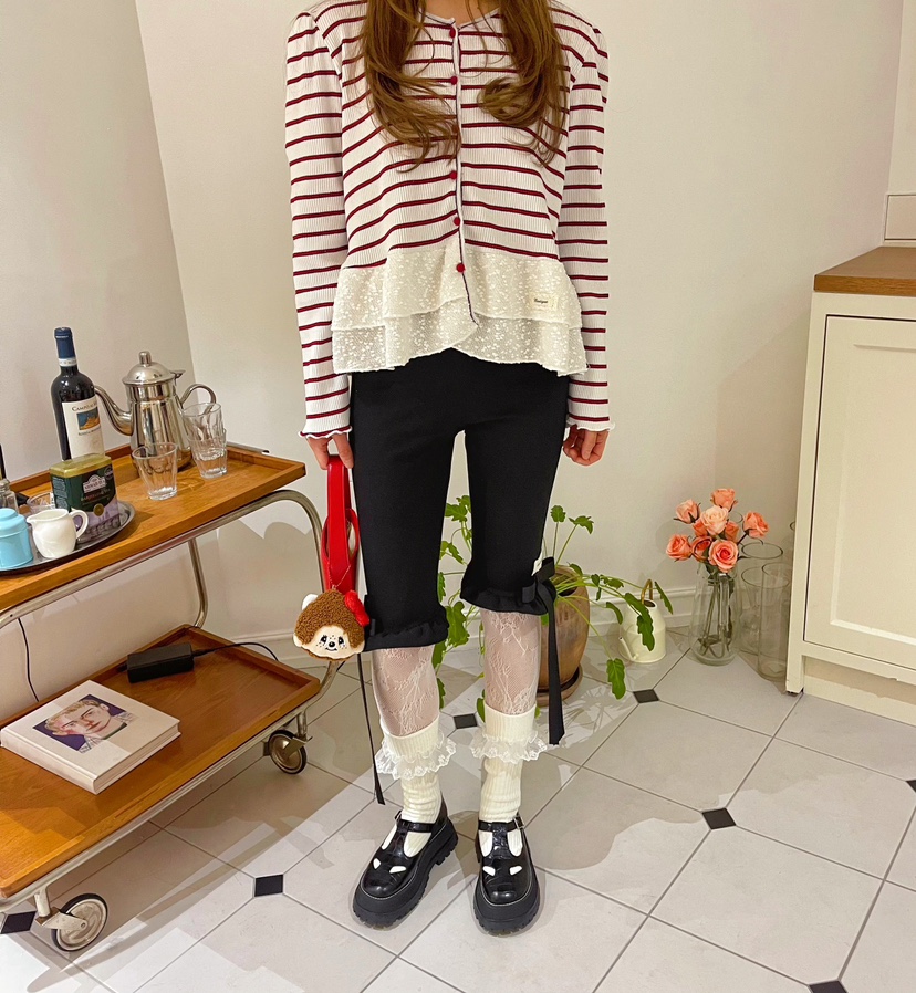 BOUTIQUE-L韓國直郵㊣東大門實拍女裝新品人氣打底褲鯊魚褲緊身褲BOUTIQUE-L打底褲/鯊魚褲