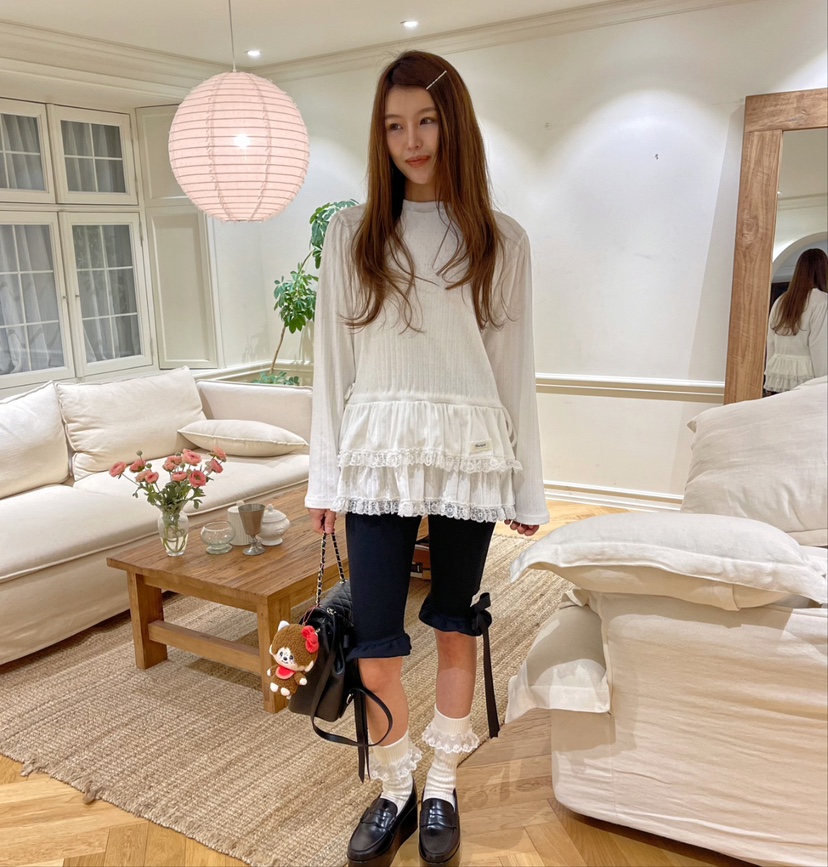 BOUTIQUE-L韓國直郵㊣東大門實拍女裝新品人氣打底褲鯊魚褲緊身褲BOUTIQUE-L打底褲/鯊魚褲