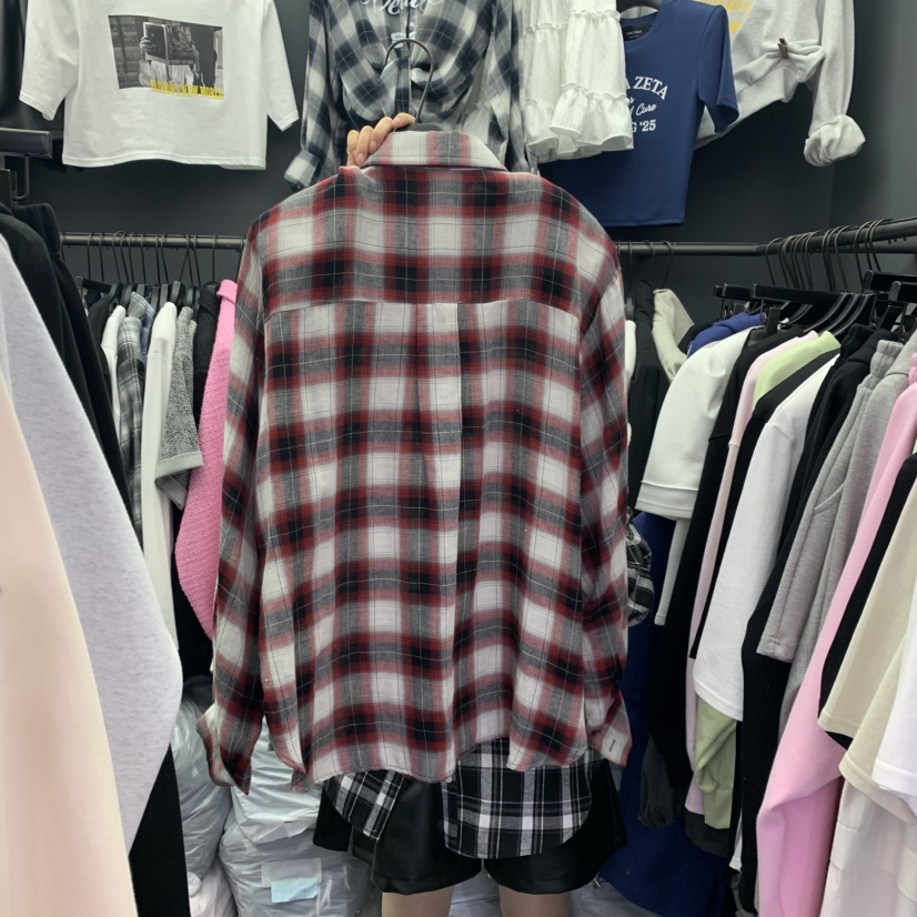 LONE STAR韓國直郵㊣女裝新款推薦職業人氣時尚襯衫蕾絲衫FLAT襯衫/蕾絲衫