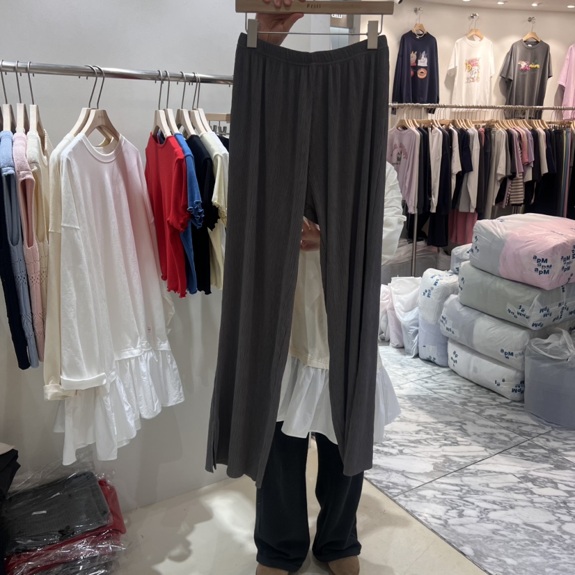 FRILL韓國直郵㊣女裝新品25春夏熱賣職業時尚推薦休閑休閑褲FRILL休閑褲圖色1