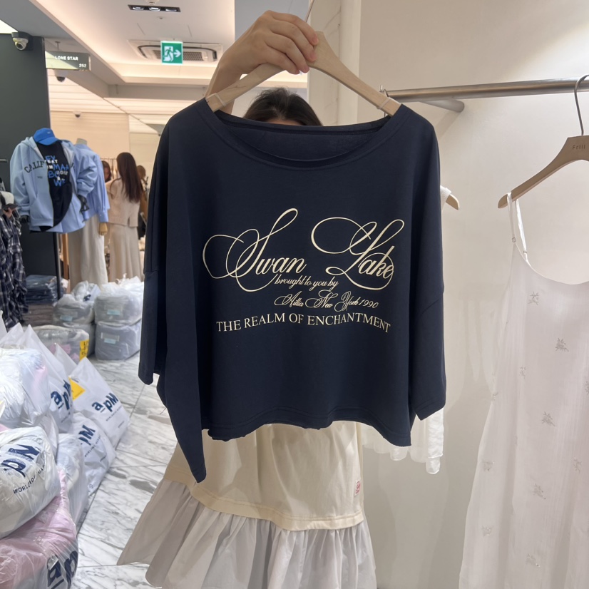 FRILL韓國㊣直郵東大門代購女裝新款職業25春夏休閑長袖T恤FRILL長袖T恤圖色3