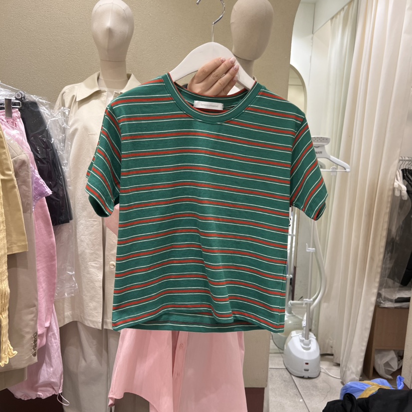 BROCCOLISALAD東大門實拍女裝新品推薦休閑人氣熱賣時尚T恤BROCCOLISALADT恤圖色2
