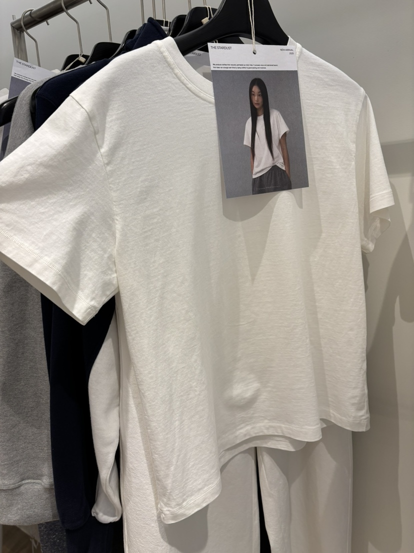 THE TARDUST東大門實拍女裝新款職業休閑熱賣25春夏真品T恤THE STARDUSTT恤