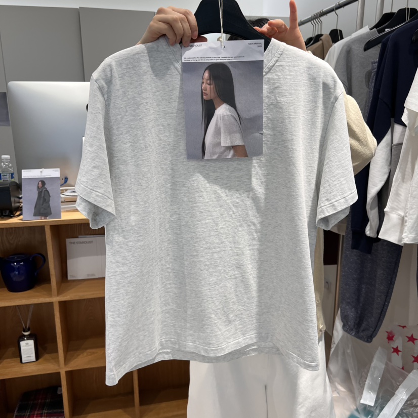 THE TARDUST東大門實拍女裝新款職業休閑熱賣25春夏真品T恤THE STARDUSTT恤圖色3
