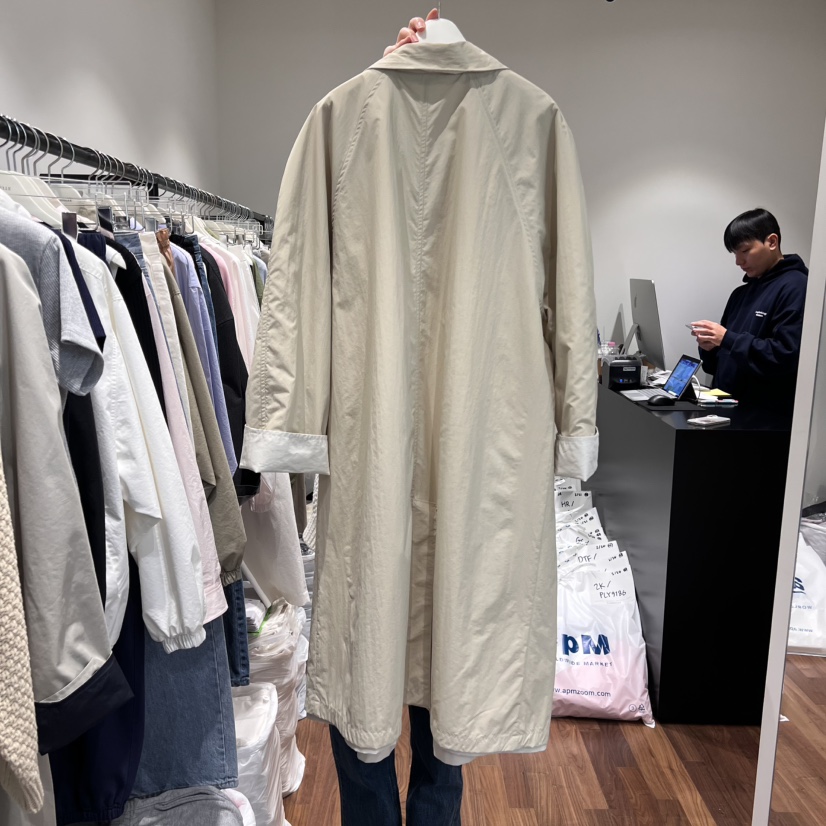GABRIELLE韓國直郵女裝新品人氣真品熱賣推薦時尚職業長款風衣GABRIELLE長款風衣