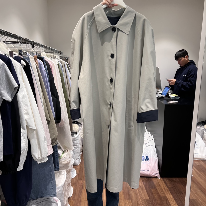 GABRIELLE韓國直郵女裝新品人氣真品熱賣推薦時尚職業長款風衣GABRIELLE長款風衣圖色2