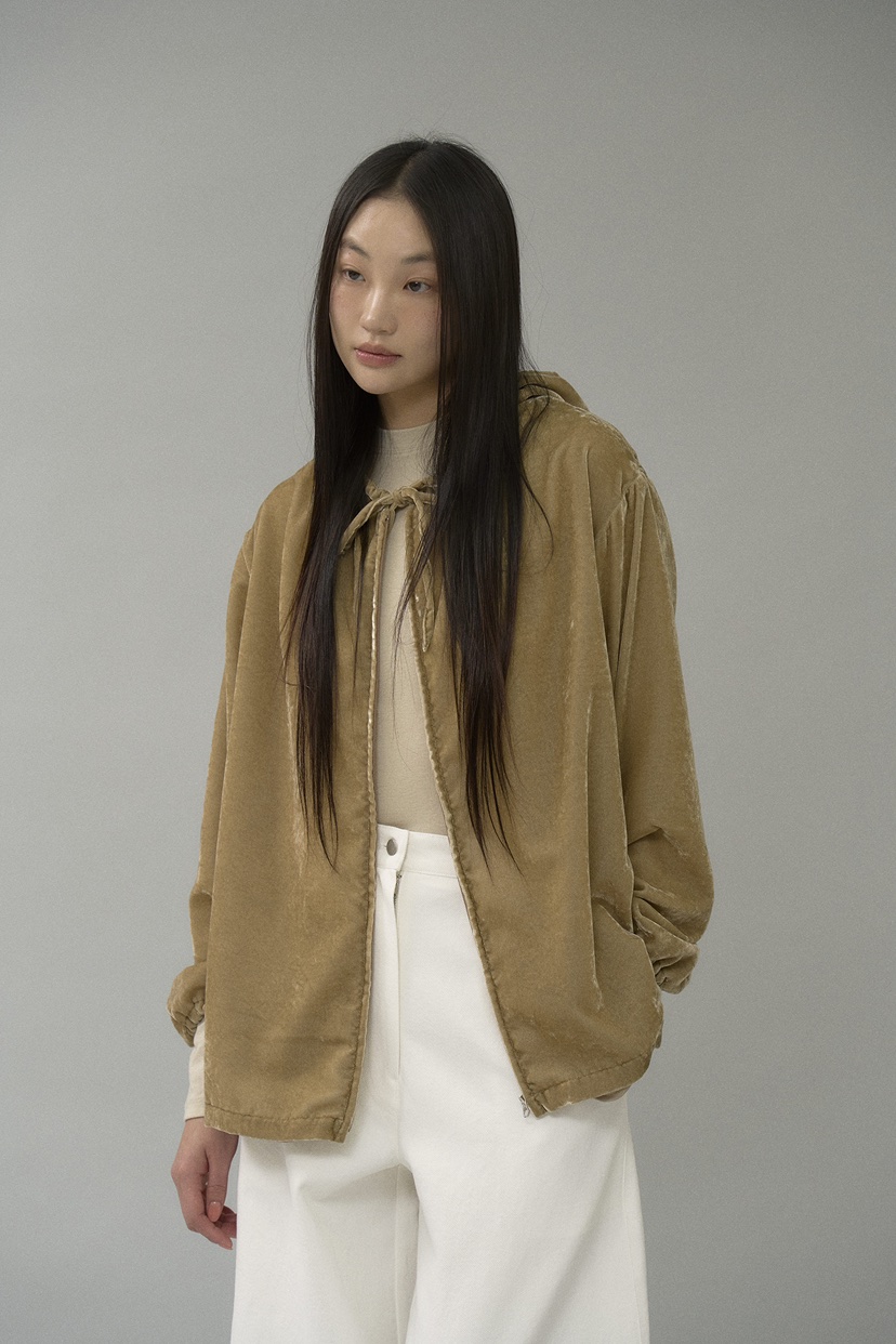 THE TARDUST東大門實拍女裝新品熱賣時尚職業衛衣天鵝絨兜帽THE STARDUST衛衣