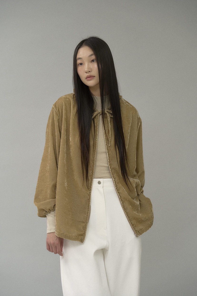 THE TARDUST東大門實拍女裝新品熱賣時尚職業衛衣天鵝絨兜帽THE STARDUST衛衣