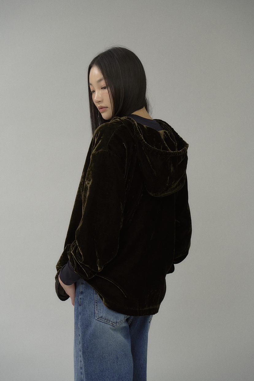 THE TARDUST東大門實拍女裝新品熱賣時尚職業衛衣天鵝絨兜帽THE STARDUST衛衣