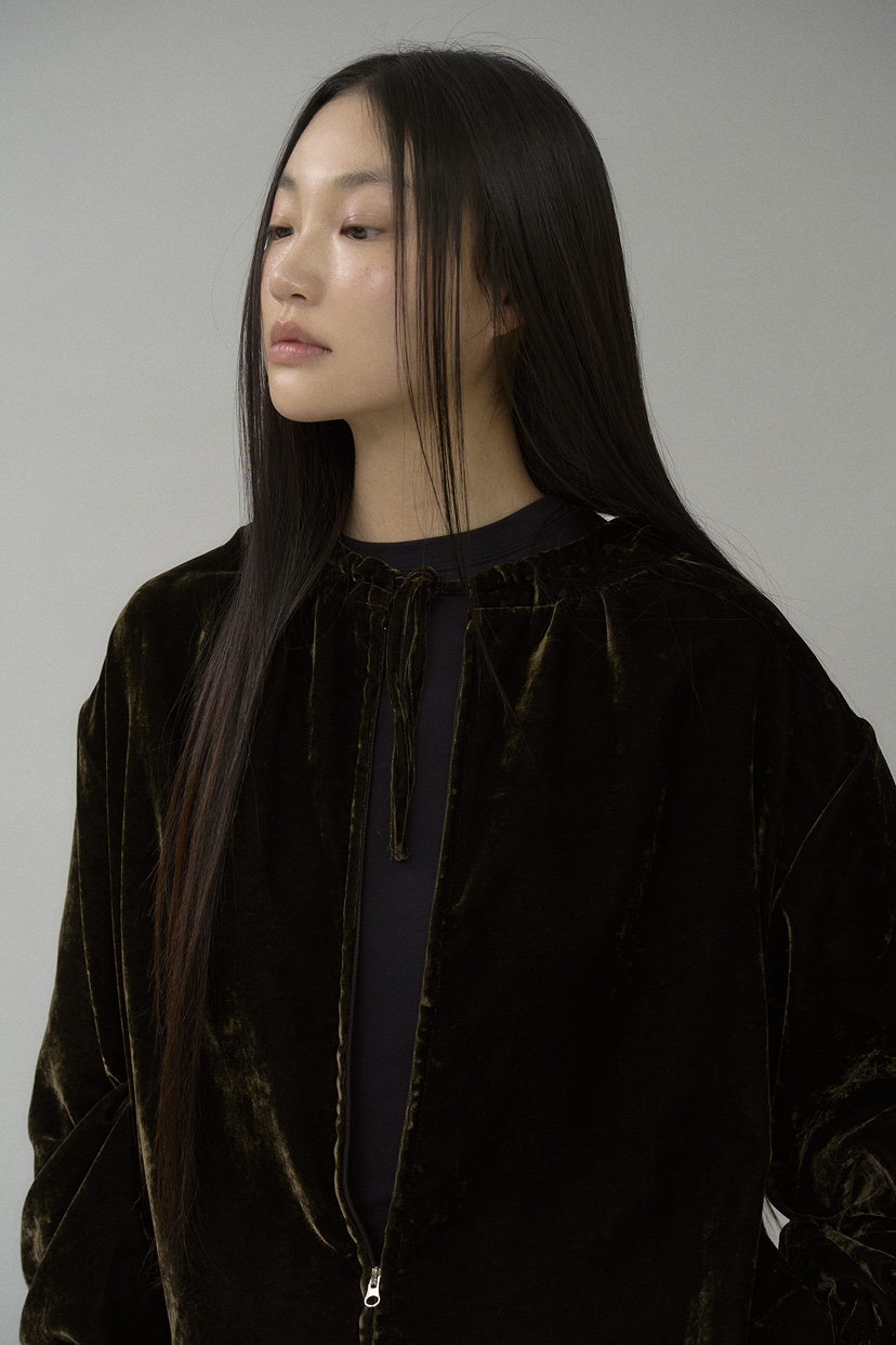 THE TARDUST東大門實拍女裝新品熱賣時尚職業衛衣天鵝絨兜帽THE STARDUST衛衣