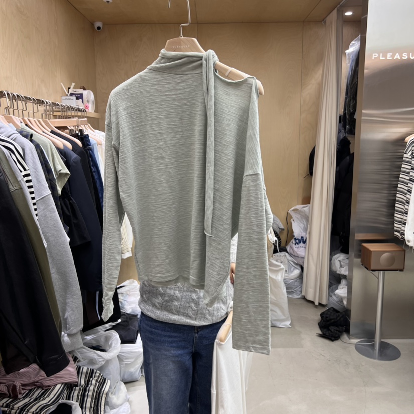 PLEASURE韓國直郵女士新品職業人氣25春夏休閑熱賣真品長袖T恤PLEASURE長袖T恤圖色3