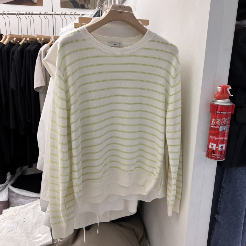 MOI-A東大門直郵女士新款時尚人氣職業真品推薦25春夏針織衫MOI-A針織衫圖色2