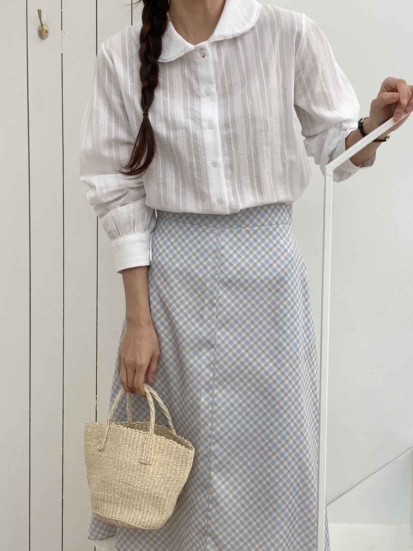 RE:OPENING東大門代購女裝新款熱賣推薦25春夏職業襯衫蕾絲衫RE:OPENING襯衫/蕾絲衫