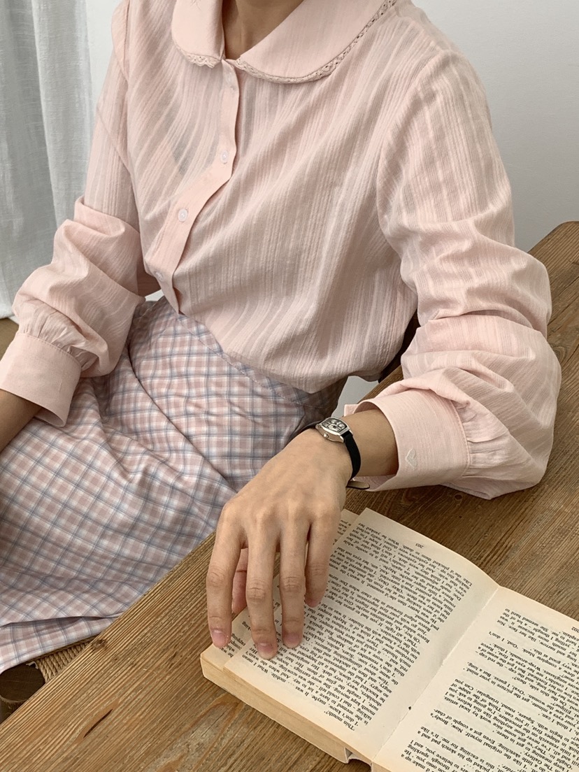 RE:OPENING東大門代購女裝新款熱賣推薦25春夏職業襯衫蕾絲衫RE:OPENING襯衫/蕾絲衫