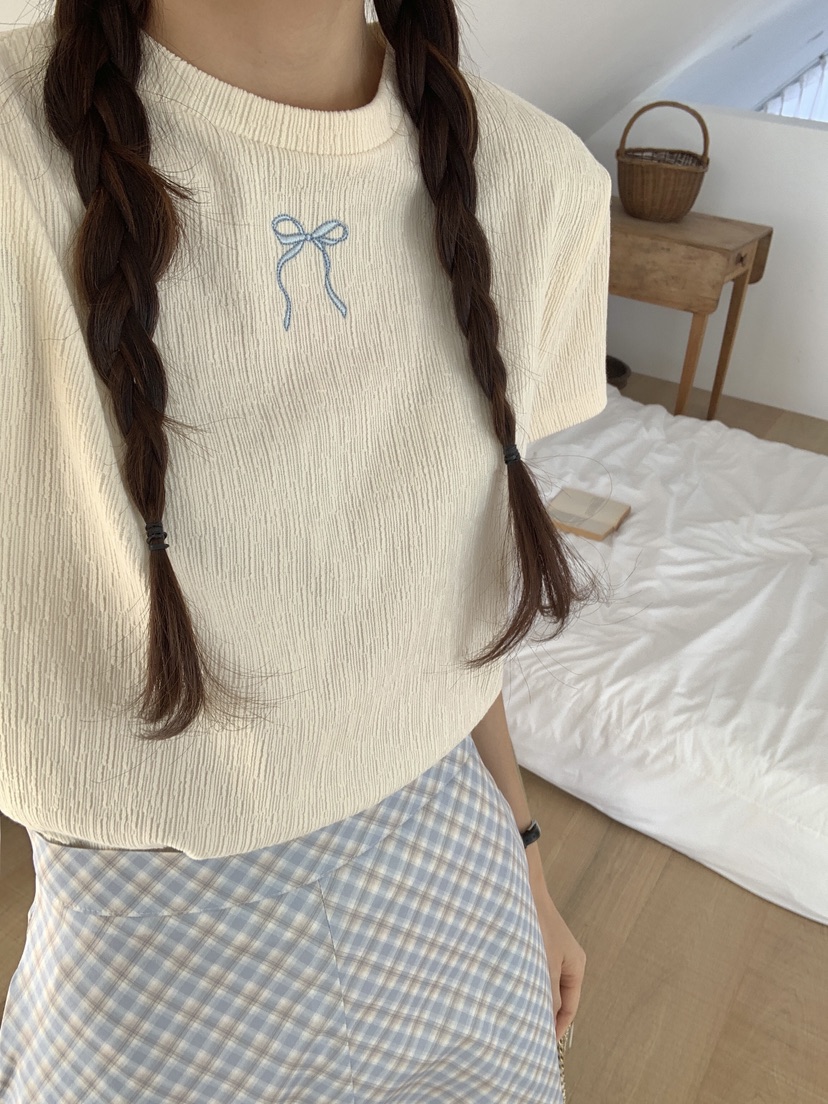RE:OPENING韓國代購女裝新品人氣推薦真品休閑職業25春夏T恤RE:OPENINGT恤
