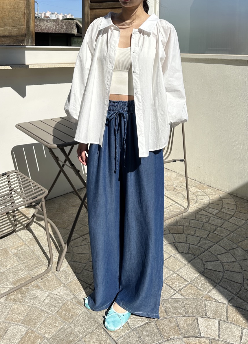 CLASSY-O韓國直郵女士新品25春夏推薦熱賣襯衫蕾絲衫褶皺寬松CLASSY-O襯衫/蕾絲衫